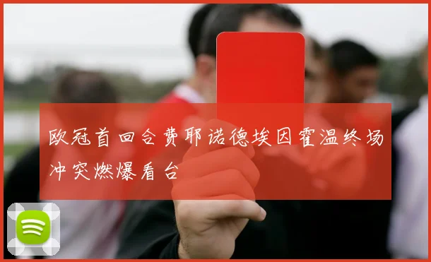 欧冠首回合费耶诺德埃因霍温终场冲突燃爆看台