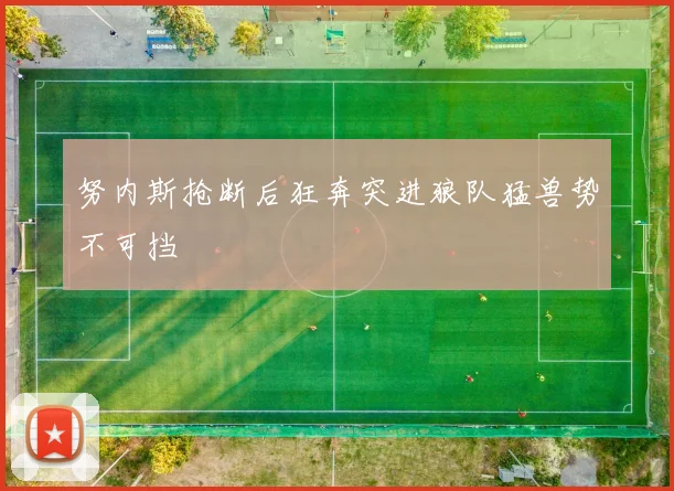 努内斯抢断后狂奔突进狼队猛兽势不可挡